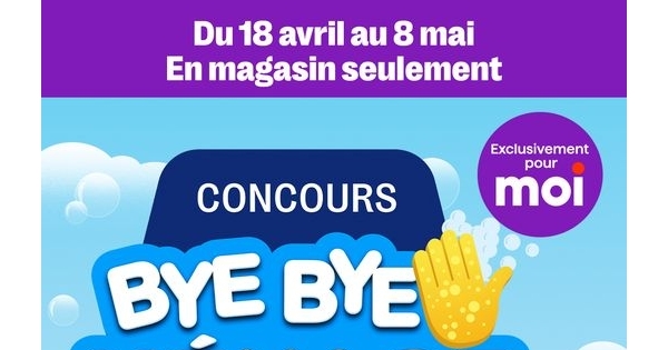 Concours Jean-Coutu - Bye Bye ménage!